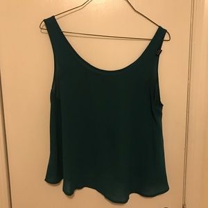Emerald green tank top
